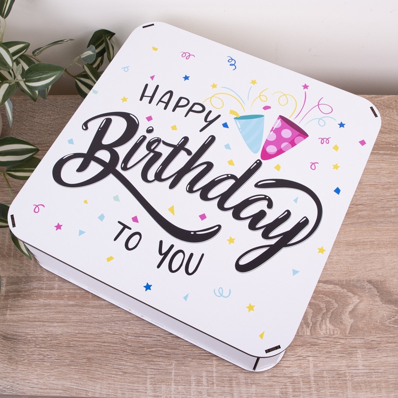 Коробка подарункова "Happy Birthday"