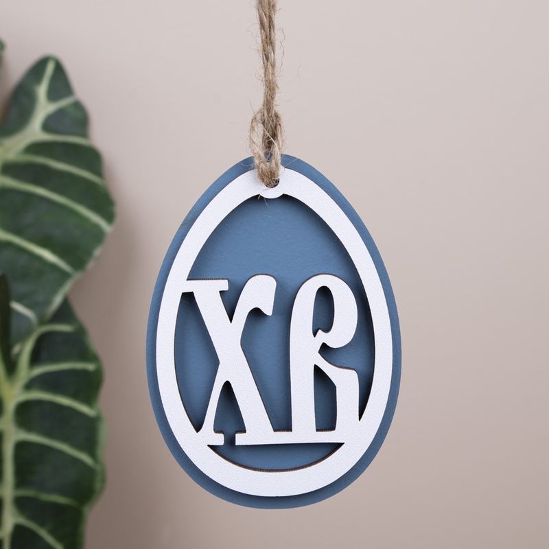 Підвіска яйце з фоном ХВ