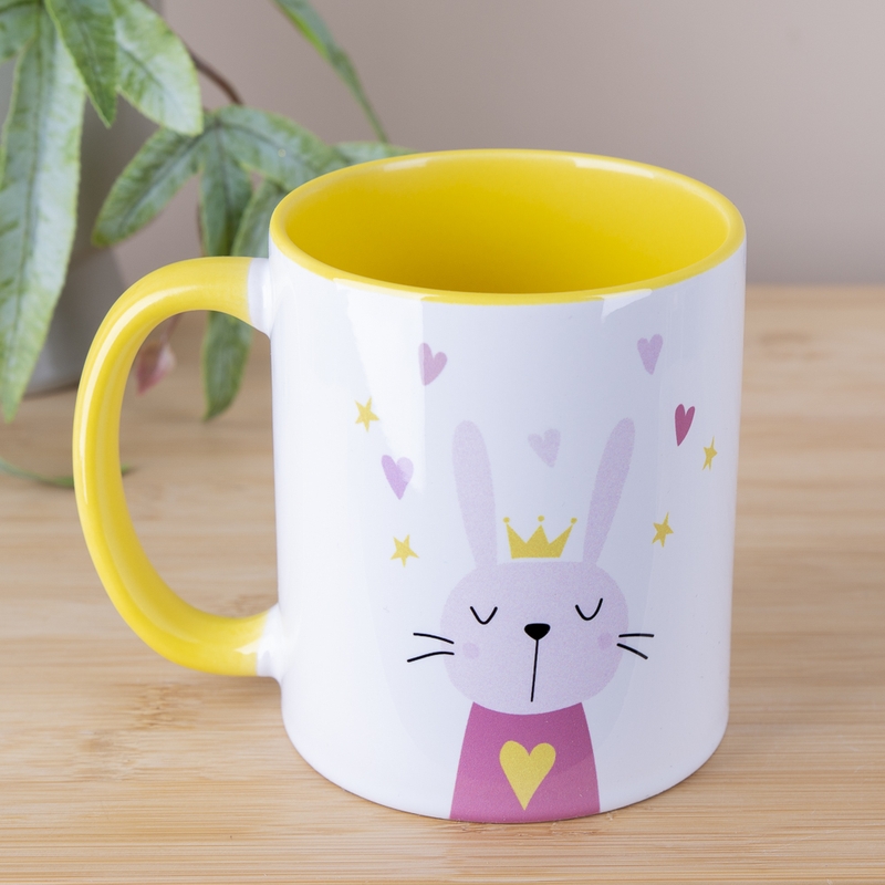 Чашка Зайчик  Великодня m-003 yellow, №7416