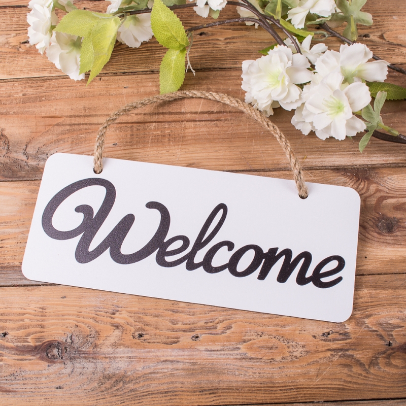 Табличка на двері/вікно "WELCOME"