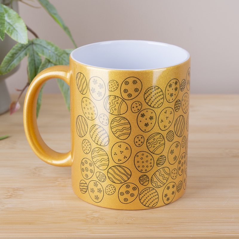 Чашка золото Писанки m-12, №7421