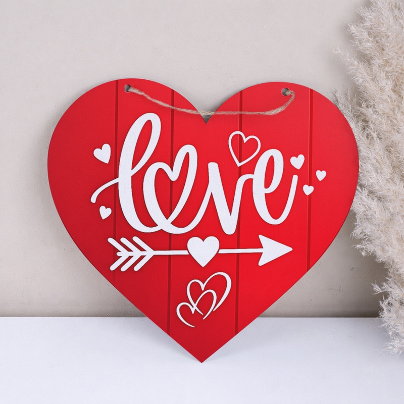Основа під композиції серце Love Червона дошка L