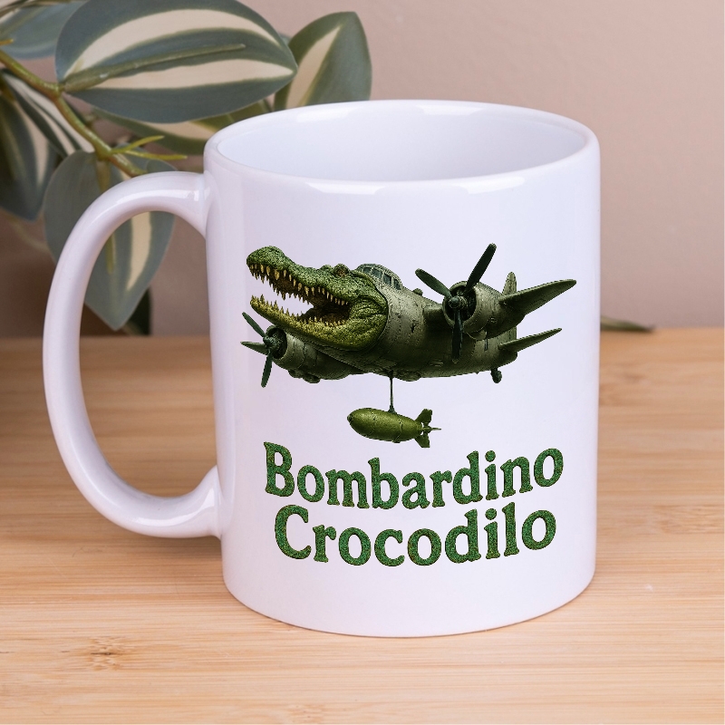 Чашка 330мл Bombardino Crocodilo