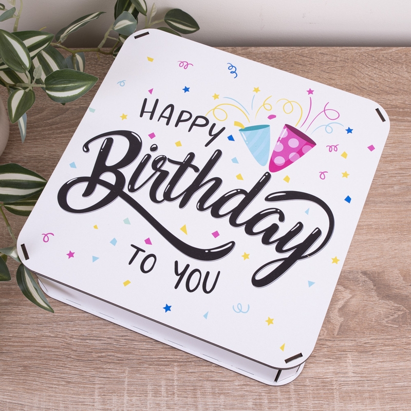 Коробка подарункова "Happy Birthday"
