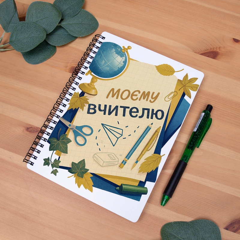 Блокнот Білий Моєму вчителю