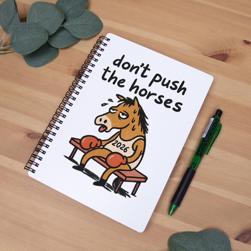 Блокнот Білий don't push the horses