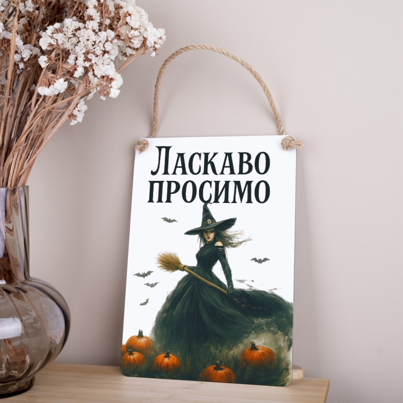 Табличка 30х21 см Ласкаво просимо Відьма
