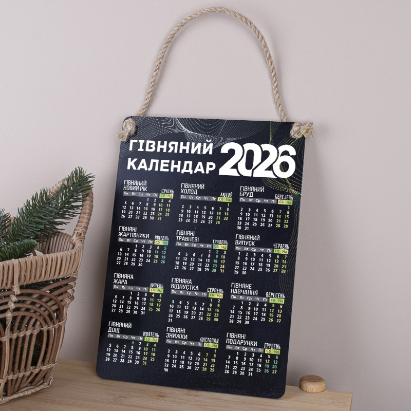 Гівняний календар 2026