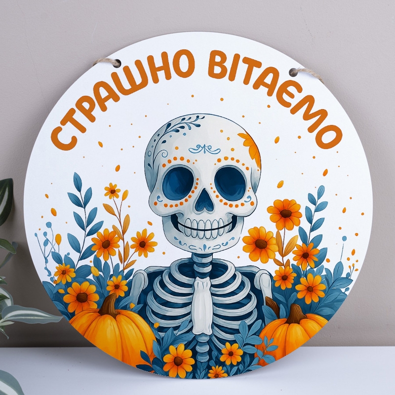 Основа під композиції круг Страшно Вітаємо
