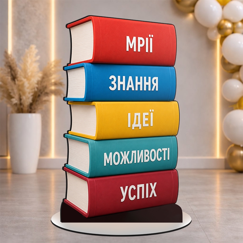 Ростова фігура «Стос Мотиваційних Книжок»