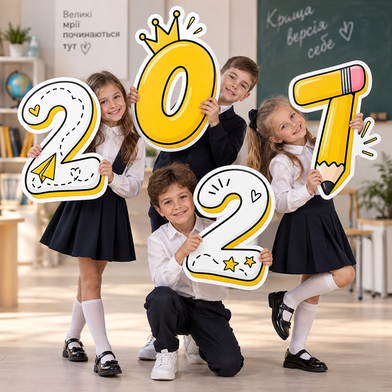 Шкільна табличка «2027»
