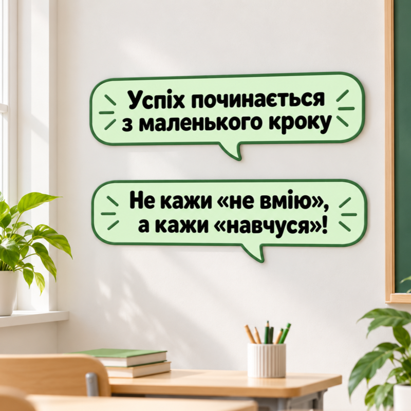 Шкільна табличка «Успіх починається»