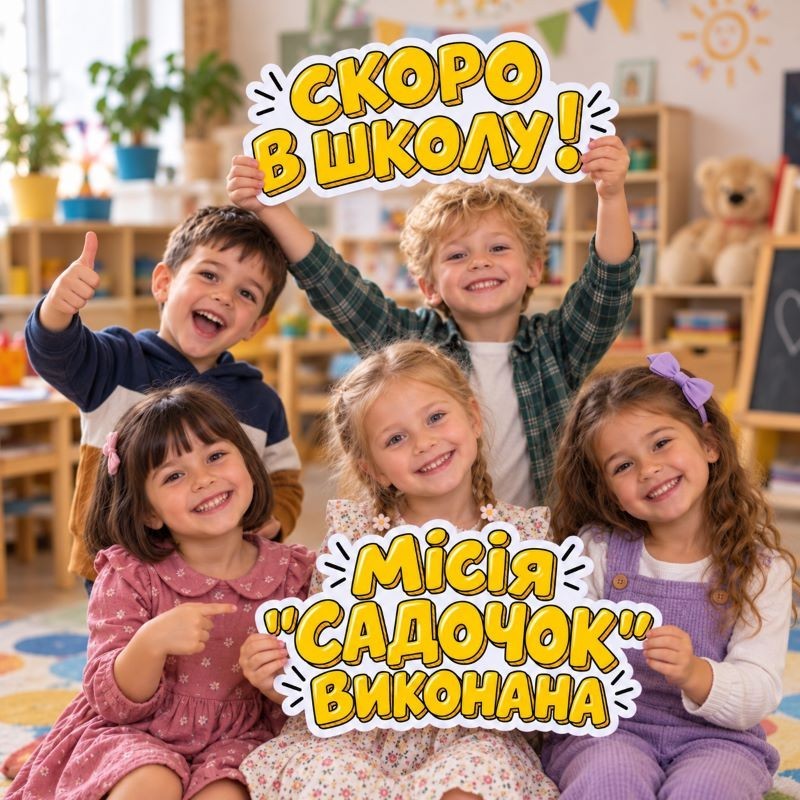 Шкільний реквізит «Місія садочок»